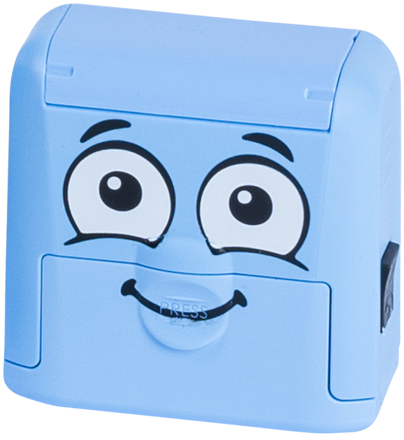 Tampon textile Colop Marky personnalisable bleu