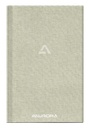 Carnet de notes Aurora A5 ligné 192 pages 80g lin gris