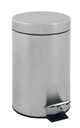 Poubelle à pédale V-part 3L inox mat