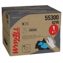 Poetsdoek WypAll X70 PowerClean 426x282mm 200vel dispenserdoos wit 8296