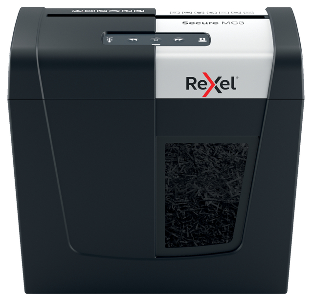 Destructeur Rexel Secure MC3 P5 particules 2x15mm