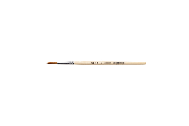 Pinceau Qrea poil synthétique n° 8 largeur 5,5mm