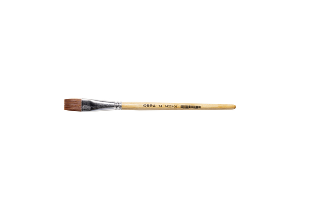 Pinceau Qrea poil synthétique n° 14 largeur 15,3mm