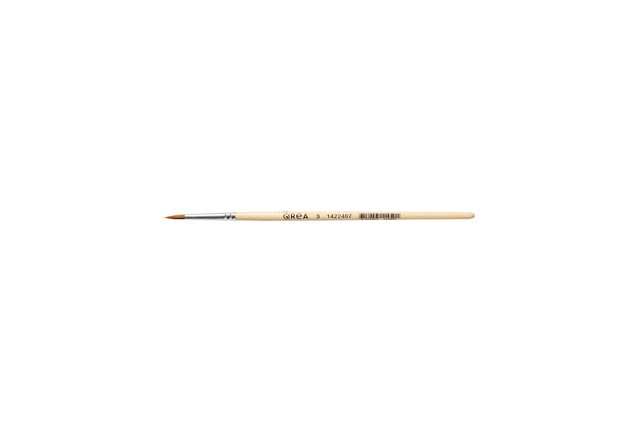 Pinceau Qrea poil synthétique n° 3 largeur 3mm