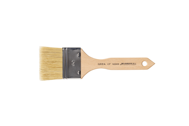 Brosse plate Qrea soie de porc n° 2,5 largeur 61,2mm