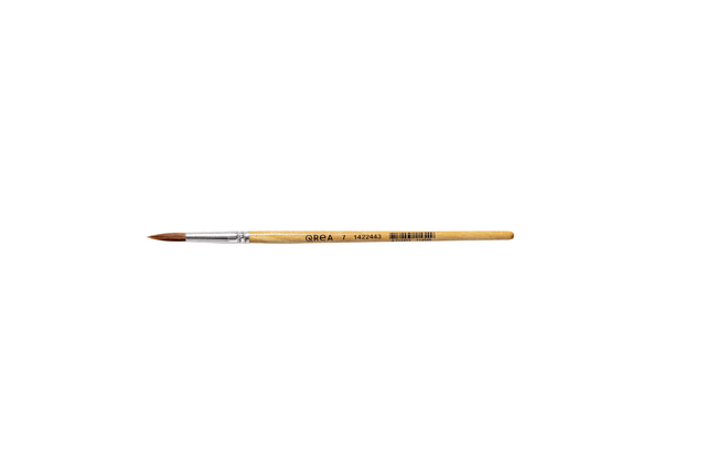 Pinceau Qrea poil synthétique n° 7 largeur 5,4mm