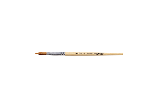 Pinceau Qrea poil synthétique n° 14 largeur 9,6mm