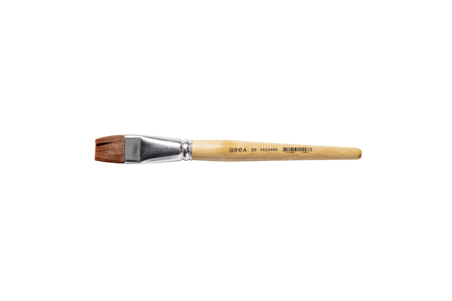 Pinceau Qrea poil synthétique n° 20 largeur 23,6mm
