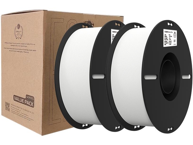 3D Filament Creality PLA 1.75mm wit  2x 1 kg