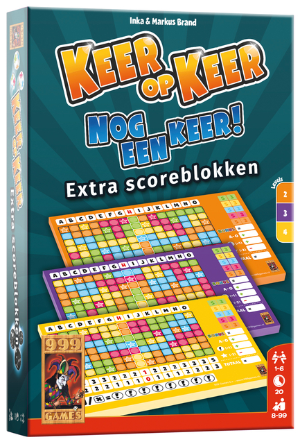 Scoreblok Keer op Keer level 2,3 en 4