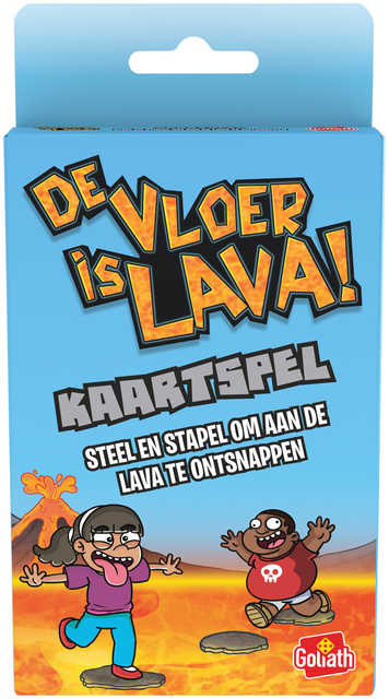 Jeu de cartes De Vloer is Lava