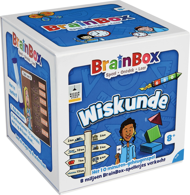 Jeu de cartes BrainBox Wiskunde