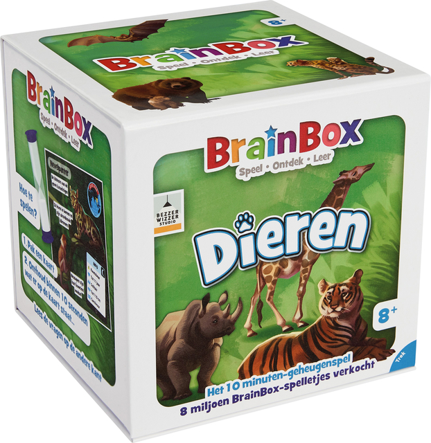 Jeu de cartes BrainBox Dieren