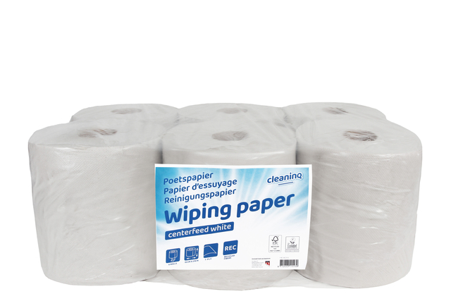 Papier d'essuyage Cleaninq M2 1 épaisseur 6x 270m blanc