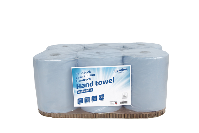 Essuie-mains Cleaninq H1 Matic 2 épaisseurs 6x 150m bleu