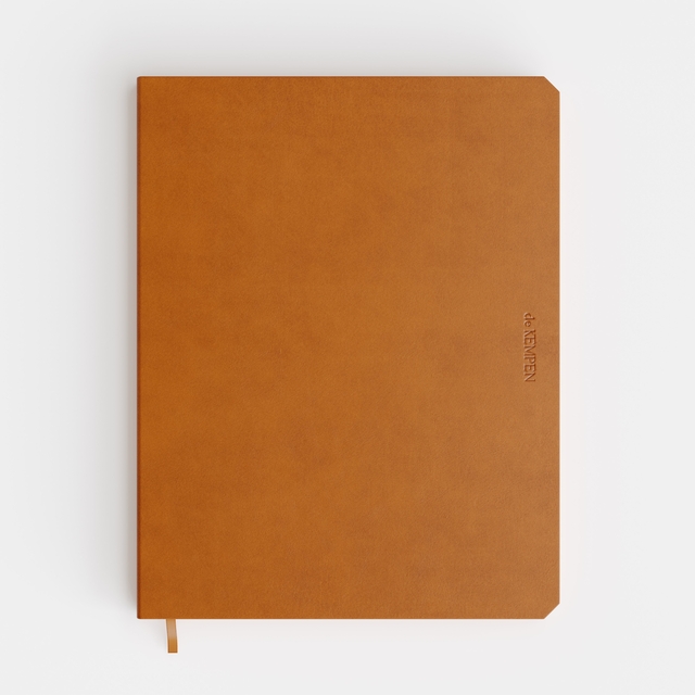 Carnet de notes De KEMPEN Atlas 171x220mm uni 192 pages 90g bleu foncé