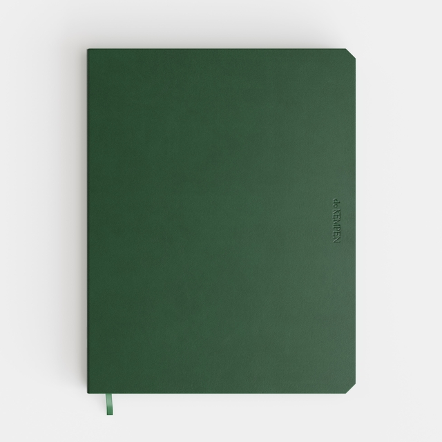 Carnet de notes De KEMPEN Origin 171x220mm uni 192 pages 90g vert