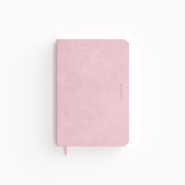 Carnet de notes De KEMPEN Brut 110x160mm uni 160 pages 90g rose
