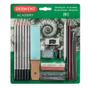 Set croquis graphite Derwent Academy 19 pièces