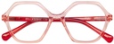 Leesbril I Need You Stella +2.50 dpt roze