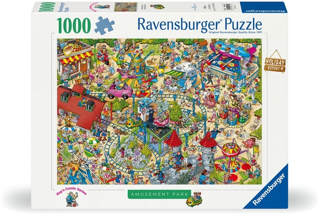 Puzzel Ray Comic 4 The amusement Park 1000 pièces