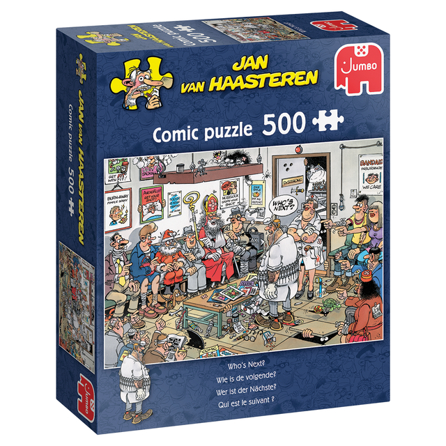 Puzzel Jan van Haasteren Wie Is De Volgende 500 stukjes