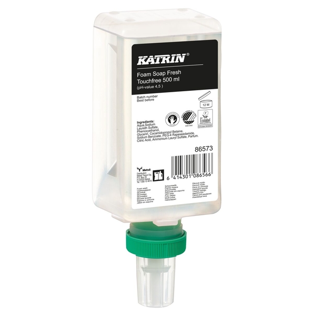 Savon mains Katrin Green Touchfree 86573 mousse 500ml