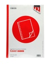 Couverture Quantore A4 PP 300 micron blanc 100 pièces