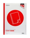 Voorblad Quantore A4 PP 300 micron zwart 100 stuks