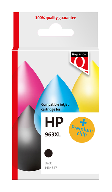 Inktcartridge Quantore alternatief tbv Hp 963XL 3JA30AE hc zwart