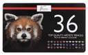 Crayon de couleur Nassau Fine Art assorti boîte 36 pièces
