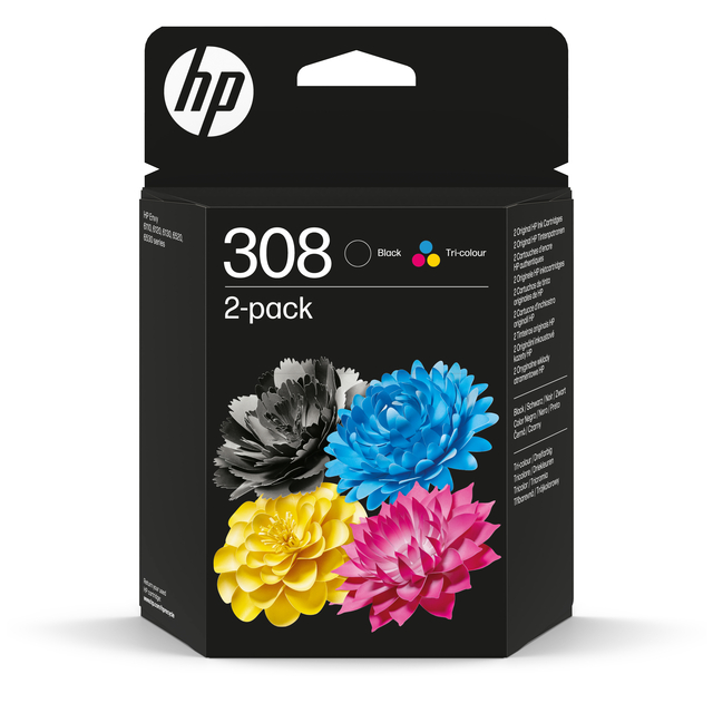 Cartouche d'encre HP 6L6S6UE noir + 3 couleurs