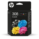 Cartouche d'encre HP 6L6S6UE noir + 3 couleurs