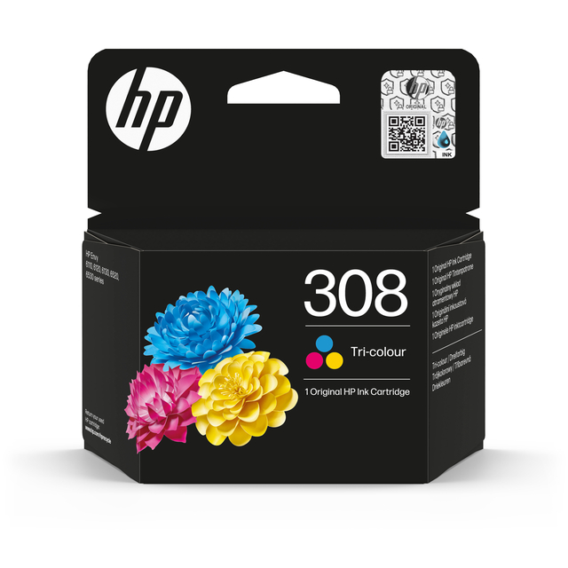 Cartouche d'encre HP 7FP20UE 308 3 couleurs