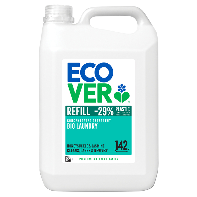 Lessive Ecover Universal chèvrefeuille & jasmin recharge 5L