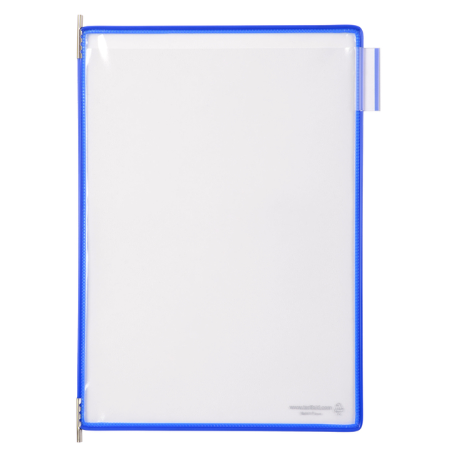 Poche à pivots Tarifold A4 portrait bleu 10 pièces