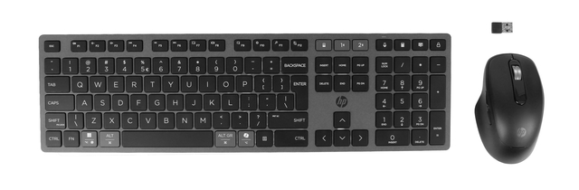 Clavier + Souris HP 725 Rechargeable QWERTY