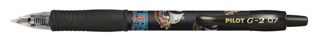 Gelschrijver PILOT G-2-07 One Piece medium zwart