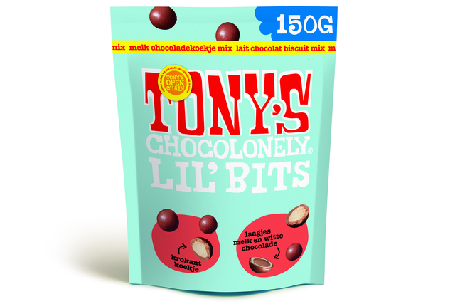 Chocolat Tony's Chocolonely Lil' Bits lait biscuit mix 150g