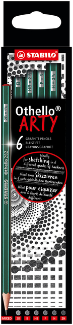 Crayon STABILO Othello 6 duretés