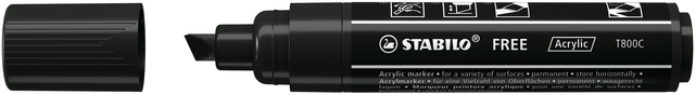 Marqueur peinture STABILO Free Acrylic T800C noir