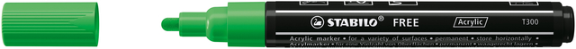 Marqueur peinture STABILO Free Acrylic T300 vert feuille