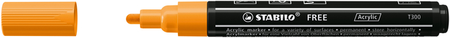 Marqueur peinture STABILO Free Acrylic T300 orange