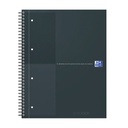 Cahier à spirale Oxford International Notebook A4+ ligné 160 pages noir