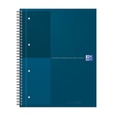 Cahier à spirale Oxford International Notebook A4+ ligné bleu pétrole