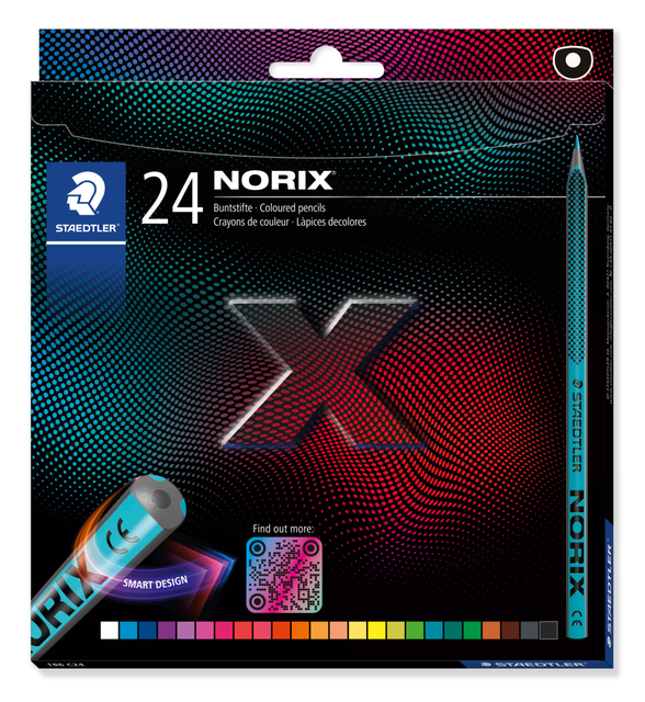Crayon de coloriage Staedtler Norix set 24 couleurs