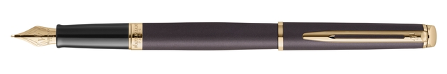 Stylo plume Waterman Hémisphère Fashion Colors Metallic Black GT Medium