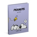 Schoolagenda 25-26 Lannoo Snoopy 1dag/1pagina met inserts lila