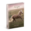 Schoolagenda 25-26 Lannoo Horses 1dag/1pagina roze