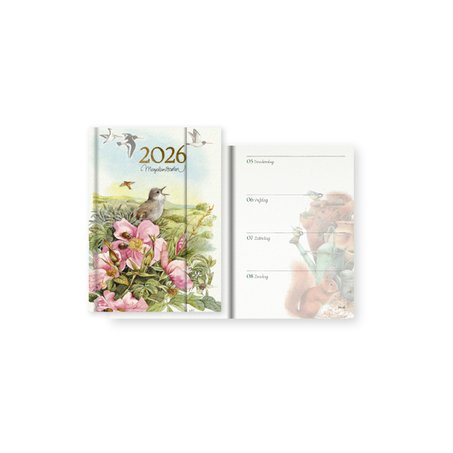 Agenda 2026 Marjolein Bastin 7dagen/2pagina's magneetsluiting
